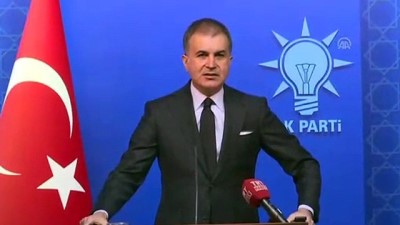 AK Parti Sözcüsü Çelik: ''Bir kere daha kara propaganda faaliyetlerine başladılar'' - ANKARA