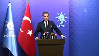 AK Parti Sözcüsü Çelik: 'Milletimizin takdiri demokrasiye inanan siyasetçiler için her şeyin üzerindedir' - ANKARA 