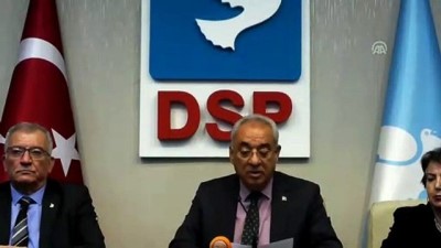 DSP'den yerel seçim değerlendirmesi - ANKARA 