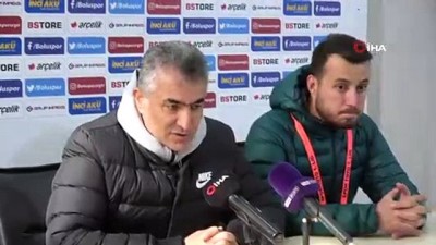 Boluspor - Gazişehir Gaziantep maçının ardından