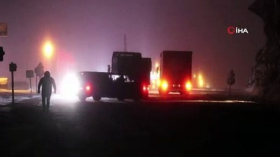 mahsur kaldi -  Kar yağışı Zigana dağı geçidinde ulaşımı aksattı  Videosu