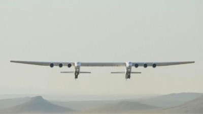 deneme ucusu - : Dünyanın en büyük uçağı Roc ilk kez havalandı Videosu