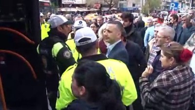 polis merkezi -  Başkent'te vatandaşa özel halk otobüs şoför engeli Videosu