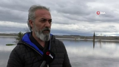 cami minaresi -  Kars Barajı yüzde 67 doluluğa ulaştı...Dolan baraj gölünde boşaltılan evler sular altında kaldı  Videosu