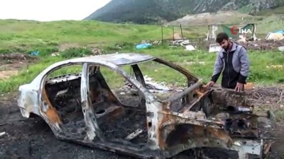  Suriyeli gencin otomobiliyle birlikte tüm birikimi de kül oldu 