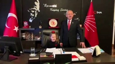 gecmis olsun -  Kılıçdaroğlu koltuğunu şehit çocuğuna devretti  Videosu