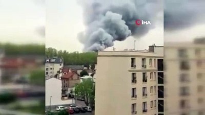 kordon -  - Paris'te Korkutan Yangın Videosu