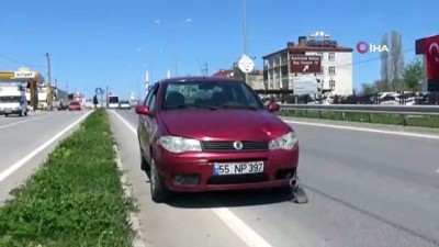 yaya gecidi -  Yolun karşısına geçmek isterken otomobilin çarpmasıyla metrelerce uçan yaya hayatını kaybetti... Kaza anı kameraya yansıdı  Videosu