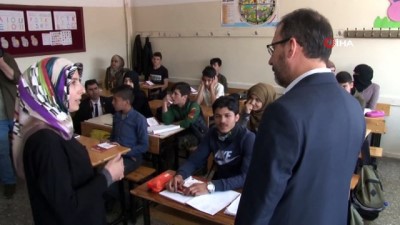 okul kantini - Bakan Kasapoğlu’ndan Yıldırım Beyazıt Anadolu İmam Hatip Lisesi’ne ziyaret Videosu