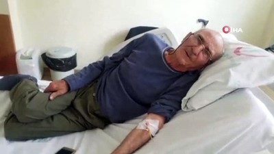 acil servis -  Denizli’de 'oy vermedi' gerekçesiyle engelli yaşlı adama darp iddiası Videosu