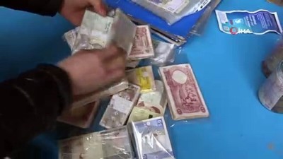  Gaziantep’e gelen turistler 2 TL'ye 3.5 ton parayı bir arada görüyor 