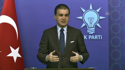 AK Parti Sözcüsü Çelik: 'Avrupa'nın geleceğinden de kendimizi sorumlu görüyoruz' - ANKARA