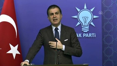 AK Parti Sözcüsü Çelik - Kılıçdaroğlu'nun hakim ve savcılara yönelik ifadeleri - ANKARA