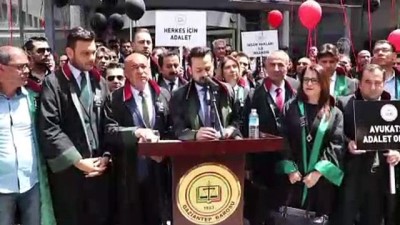Aksaray'da avukatın öldürülmesini protesto ettiler - GAZİANTEP