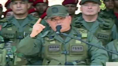 'Biz silahlı kuvvetler olarak anayasal düzeni savunmaya yemin ettik' - CARACAS