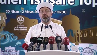 Erbaş: ”Ramazan iyi niyetler ve yeni başlangıçlar için kaçırılmayacak eşsiz bir fırsattır” - ORDU 