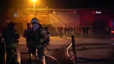  Ataşehir’de kimya fabrikasında korkutan yangın