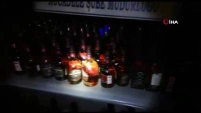  Çöp kovalarının içerisine saklanmış 463 şişe kaçak içki ele geçirildi 