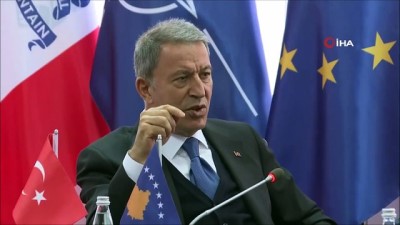 ulusal mars -  - Milli Savunma Bakanı Akar, Kosovalı Mevkidaşı Berişa İle Heyetlerarası Görüşmeye Katıldı Videosu