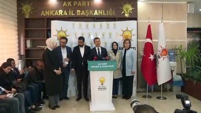 Şahin: 'Ankara İl Seçim Kurulu Başkanlığına yeniden müracaatlarımızı gerçekleştireceğiz' - ANKARA