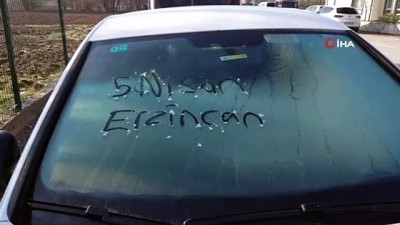 hava sicakligi -  Doğu’da soğuk hava... Araçların camları buz tuttu  Videosu