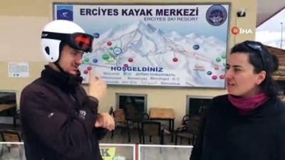 bayrak yarisi - İşitme Engelli Kayak Milli Takımı, Kış Olimpiyatları'na Erciyes'te hazırlanıyor  Videosu
