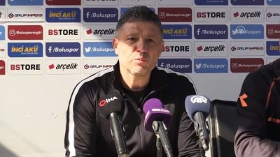 Boluspor - Kardemir Karabükspor maçının ardından - BOLU
