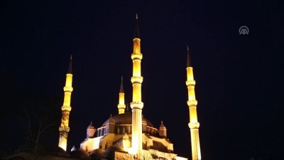 Selimiye'nin ışıkları 'Dünya Saati' için kapandı - EDİRNE