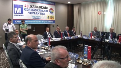  SMMM 43.Karadeniz Oda Başkanları Toplantısı Safranbolu’da yapıldı