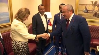 TBMM Başkanı Şentop, Irak Meclis Başkanı Halbusi ile bir araya geldi - DOHA