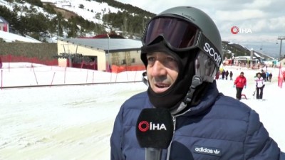 kayak merkezi -  Kış bitti Palandöken’de kar bitmedi  Videosu