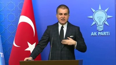 AK Parti Sözcüsü Çelik: 'Partilerimizin adı farklı olabilir ama hepimizin soyadı Türkiye Cumhuriyeti' - ANKARA