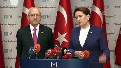 Akşener: 'Türkiye'nin bir an evvel normalleşmesi lazım' - ANKARA 