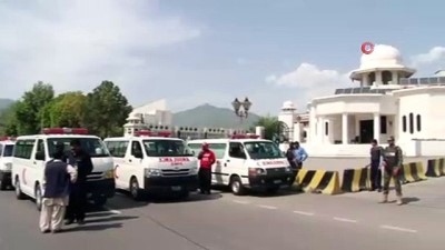 islamabad -  - Pakistan Başbakanlık Binasındaki Yangın Kontrol Altında  Videosu