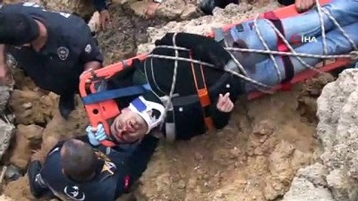 saglik ekibi -  Falezlerdeki manzara keyfi kayalıklarda son buldu  Videosu