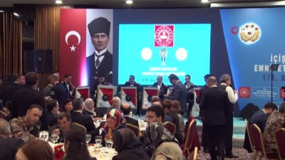  İçişleri Bakanı Soylu, Türk Polis Teşkilatının 174. yıl dönümü yemeğine katıldı