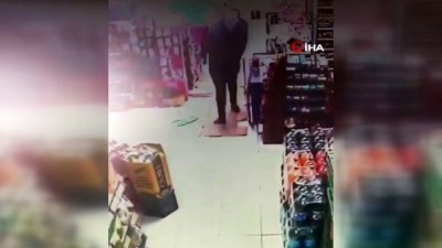 market -  Market çalışanına yakalanan mama hırsızı kamerada  Videosu
