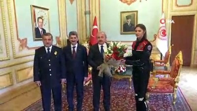  TBMM Başkanı Mustafa Şentop, Ankara Emniyet Müdürü Servet Yılmaz'ı kabul etti