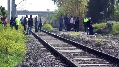 Trenin çarptığı kişi öldü - ADANA 