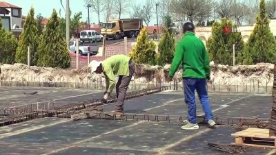 insaat iscileri -  İnşaat işçileri 1 Mayıs’ı çalışarak geçirdi Videosu