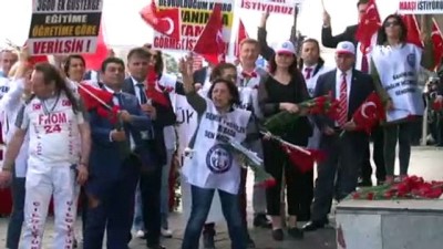 devlet memurlari -  Taksim Meydanı’nda davul ve zurna eşliğinde 1 Mayıs kutlaması  Videosu
