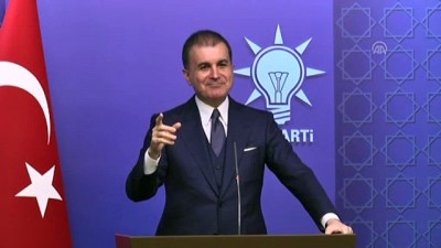 Çelik: ''(İstanbul Barosunun astığı pankart) Memleketin barolardan beklediği dah ciddi işler var'' - ANKARA