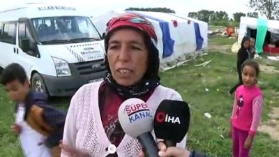 yasam mucadelesi -  Tarım işçilerin zorlu hayatları...Günlük 50 ile 60 lira kazanan işçiler, 7 çadırın olduğu alanda 27 kişi yaşıyor Videosu