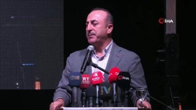  Bakan Çavuşoğlu: “Tehditlere boyun eğmiyoruz”