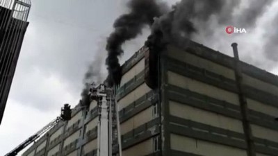 ikitelli -  Deri fabrikasında korkutan yangın  Videosu