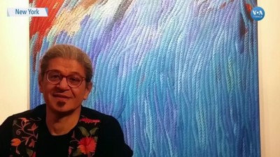 Ressam Ahmet Yeşil'in 'Sesler ve İzler' Temalı Eserleri New York'ta Sergilendi