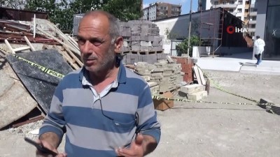 insaat iscileri -  Şehrin göbeğinde top mermisi bulundu Videosu