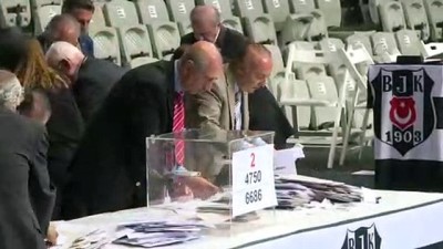 Beşiktaş'ta seçimli genel kurul - Oy sayımı başladı - İSTANBUL