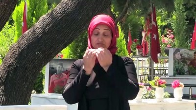 kirmizi gul - Kadifekale Şehitliği'nde buruk Anneler Günü - İZMİR Videosu