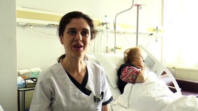 Pamuk hemşire hastalarına 'anne' şefkati ile bakıyor - TEKİRDAĞ 